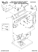 SECTION Diagram and Parts List for LER6634BN0  Whirlpool Dryer