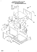 LOWER OVEN Diagram and Parts List for RB770PXBQ0  Whirlpool Wall Oven