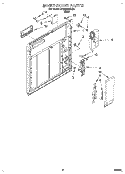 INNER DOOR Diagram and Parts List for DP920QWDB2  Whirlpool Dishwasher