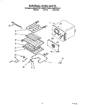 INTERNAL OVEN Diagram and Parts List for KEBS207YAL2  KitchenAid Wall Oven