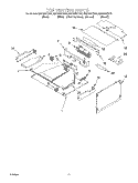 TOP VENTING, OPTIONAL Diagram and Parts List for GMC305PDS4  Whirlpool Microwave Oven Combo