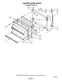 FREEZER DOOR Diagram and Parts List for ET18NKXSW07  Whirlpool Refrigerator