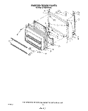 FREEZER DOOR , LIT/OPTIONAL Diagram and Parts List for ET20EKXSW00  Whirlpool Refrigerator