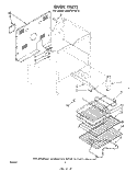 OVEN (CONTINUED) Diagram and Parts List for RM973PXLT2  Whirlpool Microwave Oven Combo