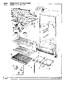 03 - Fresh Food Compartment Diagram and Parts List for RB15KA-1AT  Whirlpool Refrigerator