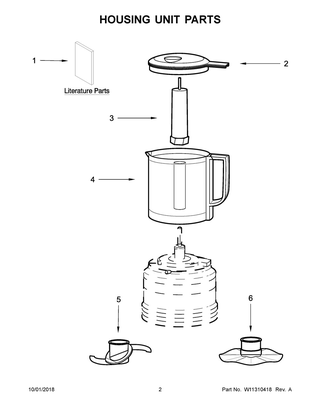 Part Location Diagram of W11311694 Whirlpool COVER-BOWL