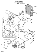 UNIT PARTS, OPTIONAL PARTS (NOT INCLUDED) Diagram and Parts List for KUIA15PRLS5  KitchenAid Ice Maker