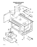 STIRRER DRIVE Diagram and Parts List for KEMI300WBL2  KitchenAid Microwave Oven Combo