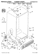 CABINET PARTS Diagram and Parts List for KSRK22ILBT03  KitchenAid Refrigerator