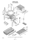 Part Location Diagram of 836412 Whirlpool SUPPORT, CRISPER