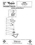 MOTOR AND DRIVE, LIT/OPTIONAL Diagram and Parts List for TC4700XYP0  Whirlpool Trash Compactor