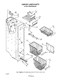 FREEZER LINER Diagram and Parts List for 6ED25RQXWW00  Whirlpool Refrigerator