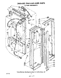 BREAKER TRIM AND LINER Diagram and Parts List for EHD252SMWR2  Whirlpool Refrigerator