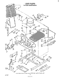 UNIT Diagram and Parts List for EHD261MMWR1  Whirlpool Refrigerator