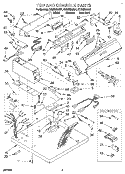 SECTION Diagram and Parts List for CEE2990AG1  Whirlpool Dryer