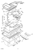 SHELF, OPTIONAL Diagram and Parts List for ET18MMXJT01  Whirlpool Refrigerator