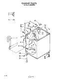 Part Location Diagram of 357974 Whirlpool SPRING, SNUBBER, USE W/358336 PAD