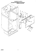 LINER Diagram and Parts List for KTHC18KBAL00  KitchenAid Refrigerator