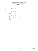 MISCELLANEOUS PARTS OPTIONAL PARTS (NOT INCLUDED) Diagram and Parts List for LSQ9600LW1  Whirlpool Washer