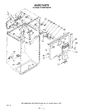 LINER Diagram and Parts List for ET18ZKXMWR0  Whirlpool Refrigerator