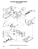 AIR FLOW AND CONTROL Diagram and Parts List for ACP602XS0  Whirlpool Air Conditioner