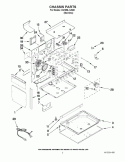 CHASSIS PARTS Diagram and Parts List for GW399LXUS05  Whirlpool Range