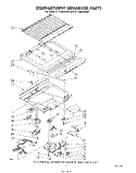 COMPARTMENT SEPARATOR Diagram and Parts List for ET14JMYSG03  Whirlpool Refrigerator