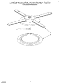 LOWER WASHARM AND STRAINER Diagram and Parts List for KUDS230Y2  KitchenAid Dishwasher