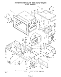 MAGNETRON AND AIR FLOW , LITERATURE Diagram and Parts List for MH6700XM2  Whirlpool Microwave
