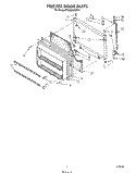 FREEZER DOOR Diagram and Parts List for ET20NKXSW11  Whirlpool Refrigerator
