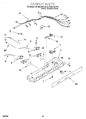 CONTROL, LIT/OPTIONAL Diagram and Parts List for KSRB22QGBL00  KitchenAid Refrigerator