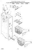 FREEZER LINER Diagram and Parts List for KSRS22FGAL00  KitchenAid Refrigerator