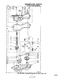 GEARCASE Diagram and Parts List for GLA7900XMW0  Whirlpool Washer