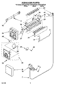 ICEMAKER PARTS Diagram and Parts List for ER2CHMXPL04  Whirlpool Refrigerator