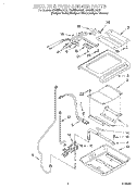 Part Location Diagram of 9752737 Whirlpool Heat Shield