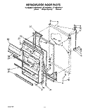 REFRIGERATOR DOOR, LIT/OPTIONAL Diagram and Parts List for ET18ZKXWW11  Whirlpool Refrigerator