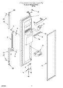 FREEZER DOOR Diagram and Parts List for 6ED22DQXDW00  Whirlpool Refrigerator