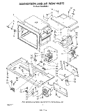 MAGNETRON AND AIR FLOW , LITERATURE Diagram and Parts List for MH6300XM1  Whirlpool Microwave