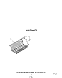 SHELF Diagram and Parts List for EV150CXSW00  Whirlpool Freezer