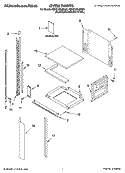 OVEN PARTS Diagram and Parts List for KBHC109JSS04  KitchenAid Microwave Oven Combo