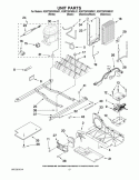 UNIT PARTS Diagram and Parts List for KSRT25FWMS01  KitchenAid Refrigerator
