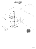 SECTION Diagram and Parts List for EH150FXJW00  Whirlpool Freezer