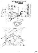 MACHINE BASE Diagram and Parts List for TAWS700DQ0  Estate Washer