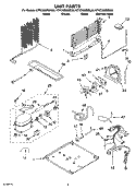 UNIT PARTS Diagram and Parts List for KTRC22MMBT00  KitchenAid Refrigerator