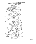 COMPARTMENT SEPARATOR Diagram and Parts List for ET25PKXDN00  Whirlpool Refrigerator