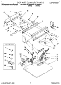 SECTION Diagram and Parts List for KEYE670BAL1  KitchenAid Dryer