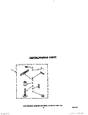 MISCELLANEOUS Diagram and Parts List for KAWE800TWH0  KitchenAid Washer