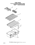 SHELF Diagram and Parts List for ET14JKXXG00  Whirlpool Refrigerator