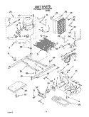 UNIT PARTS Diagram and Parts List for RS25AFXMQ00  Roper Refrigerator
