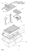 SHELF, OPTIONAL Diagram and Parts List for RT21DKXHW00  Roper Refrigerator